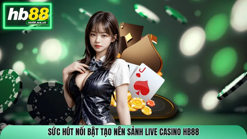 Sức hút nổi bật tạo nên sảnh live casino HB88